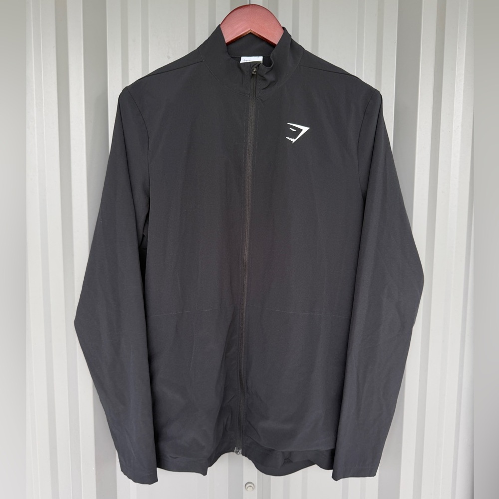 Gymshark Men’s Black Full-Zip Training Jacket